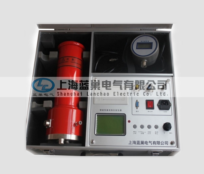 ZGF-120KV/2mA大屏智能直流高壓發(fā)生器。應用AIPWM技術(shù)，對PWM技術(shù)的不準確線性度進行了調(diào)整，使儀器精度得到了大幅度提高。并采用AI技術(shù)設定過壓保護和過流保護取代了數(shù)字撥盤開關只能設定電壓值